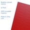 Flipside 18in X 48in  Red Corrugated Study Carrel 5/32in, 12PK 61869-12 - alternate 5